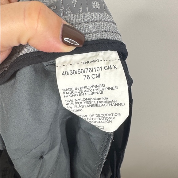 Under Armour UA Men's Solid Black Nylon Polyester Golf Chino Pants Size 40x30 - Picture 7 of 7